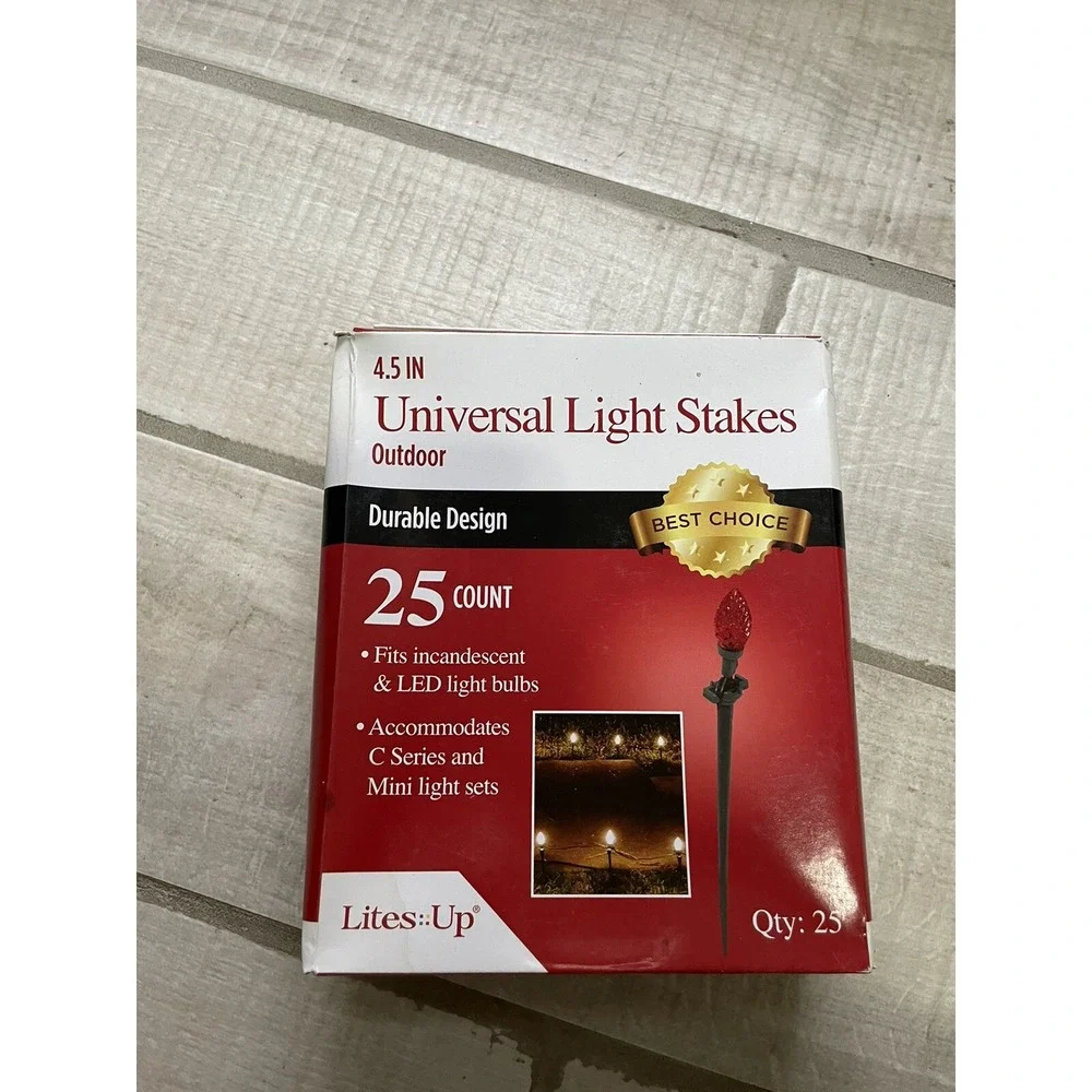 Christmas Light Stakes | Universal 5-Inch Outdoor‎ Light